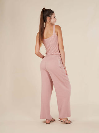 Reis Pointelle Knit Square Neck Tank Top - Rawbought