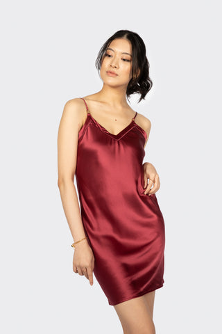 Alba Washable Silk Slip Dress - Rawbought
