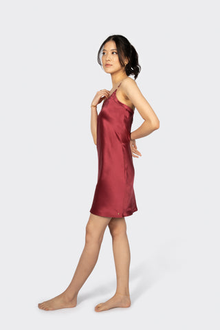Alba Washable Silk Slip Dress - Rawbought