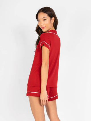 Je Dors Short Sleeve Pyjamas Top - Rawbought