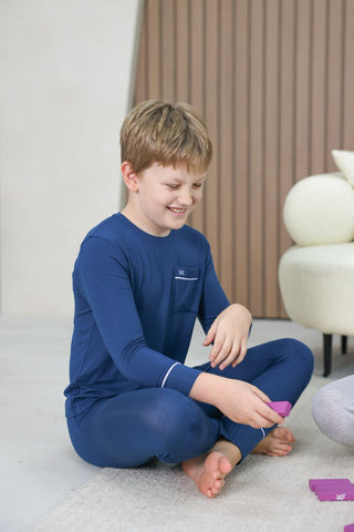 Kid's Je Dors Crew Neck Lounge Set - Rawbought