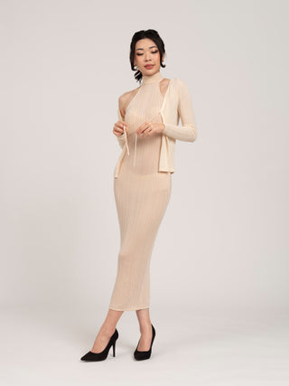 Lumiere Pointelle Knit Cardi - Rawbought
