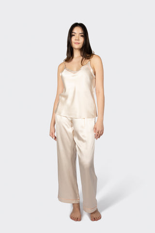 [2]-Washable Trousers-Champagne-M-1
