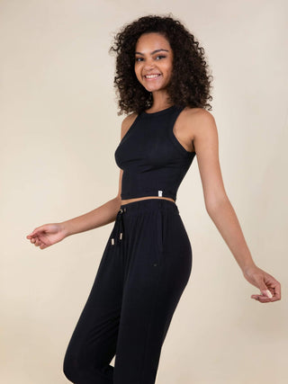 Daydream Ribbed Crop Tank Top - Rawbought