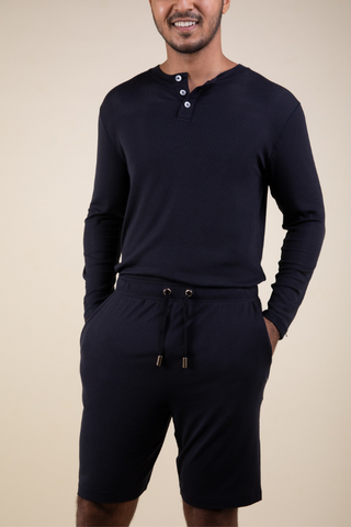 1-Men's Daydream Shorts BLACK-front-pocket
