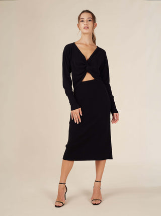 Reis Knitted Twist Front Top - Rawbought