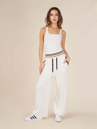Reis Pointelle Knit Square Neck Tank Top - Rawbought