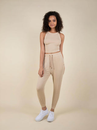Daydream Ribbed Crop Tank Top - Rawbought