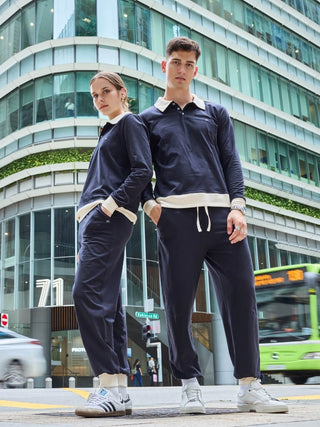 The Unisex City Polo Sweatshirt - Rawbought