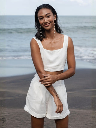 Terra Linen Tailored Shorts