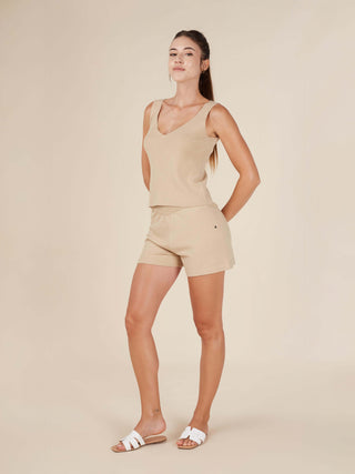 Reis Knitted V Neck Tank Top