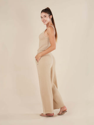 Reis Knitted Wide Leg Pants