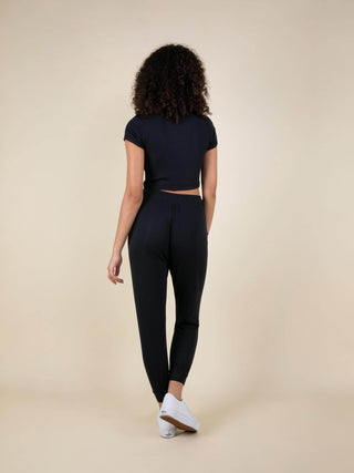 Daydream Ribbed Crop Tee - Rawbought