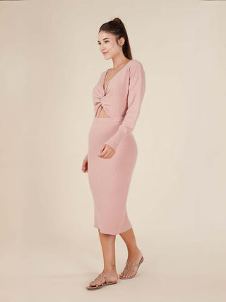 Reis Knitted Midi Skirt