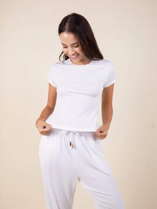 Daydream Crew Neck Fitted Tee - Rawbought