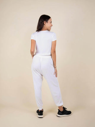 Daydream Ribbed Crop Tee - Rawbought