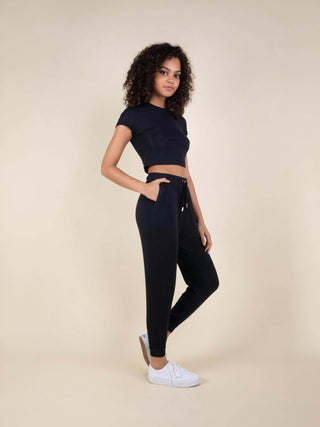 Daydream Ribbed Crop Tee - Rawbought