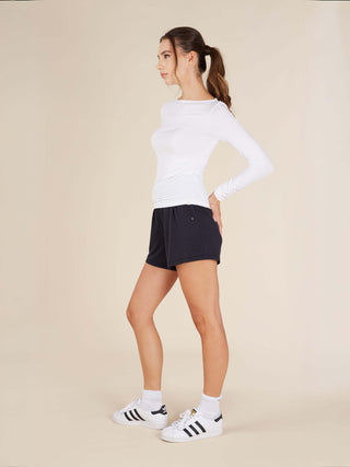 Daydream Boat Neck Long Sleeve Top - Rawbought