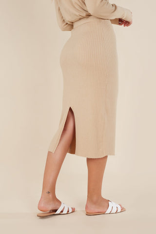 Reis Knitted Midi Skirt