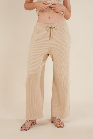 Reis Knitted Wide Leg Pants