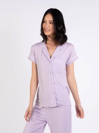 Je Dors Short Sleeve Pyjamas Top - Rawbought