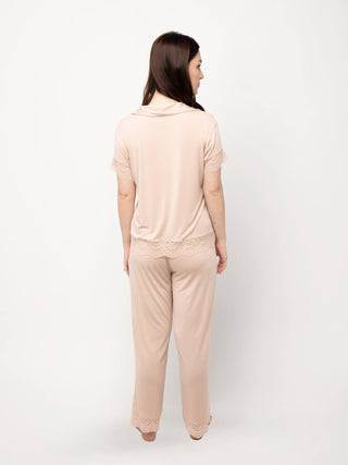 Carezza Lace Long Pyjamas Pants - Rawbought