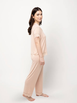 Carezza Lace Long Pyjamas Pants - Rawbought