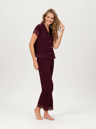 Carezza Lace Long Pyjamas Pants - Rawbought