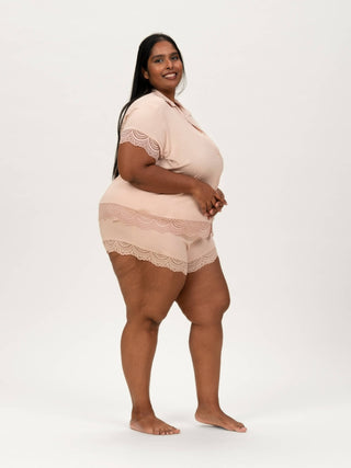 Carezza Lace Pyjamas Shorts - Rawbought