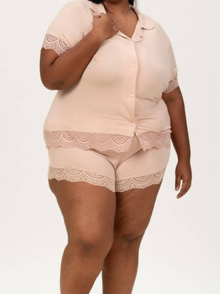 Carezza Lace Pyjamas Shorts - Rawbought