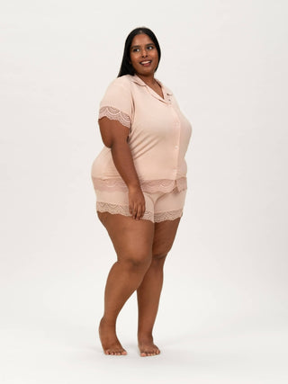 Carezza Lace Pyjamas Shorts - Rawbought