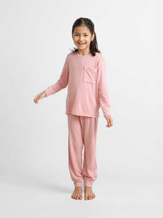 Kid's Je Dors Crew Neck Lounge Set