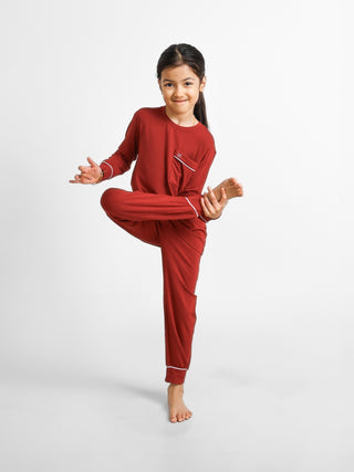 Kid's Je Dors Crew Neck Lounge Set