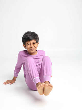 Kid's Je Dors Crew Neck Lounge Set