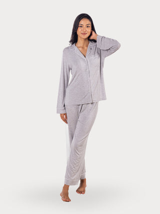 Je Dors Long Sleeve Pyjamas Top - Rawbought