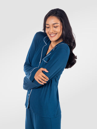 Je Dors Long Sleeve Pyjamas Top - Rawbought