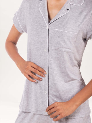 Je Dors Short Sleeve Pyjamas Top