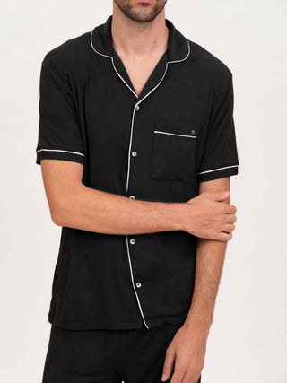 Men's Je Dors Short Sleeve Pyjamas Top - Rawbought