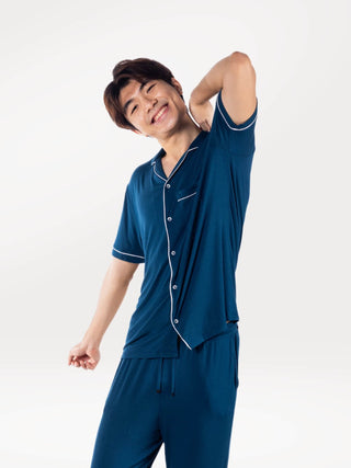 Men's Je Dors Short Sleeve Pyjamas Top - Rawbought