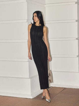 Lumiere Pointelle Sheer Dress - Rawbought