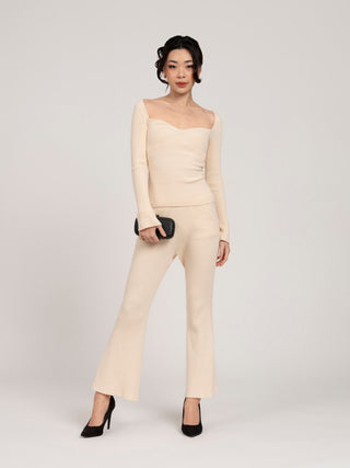 Lumiere Ribbed Bustier Top - Rawbought