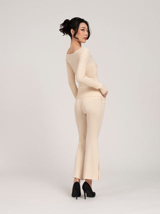 Lumiere Ribbed Bustier Top - Rawbought