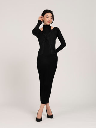 Lumiere Pointelle Knit Cardi - Rawbought