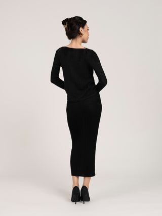 Lumiere Pointelle Knit Cardi - Rawbought