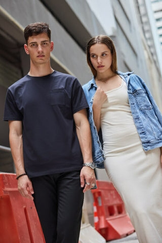 Man and Woman Modeling Cotton-modal Basics Loungewear from Rawbought