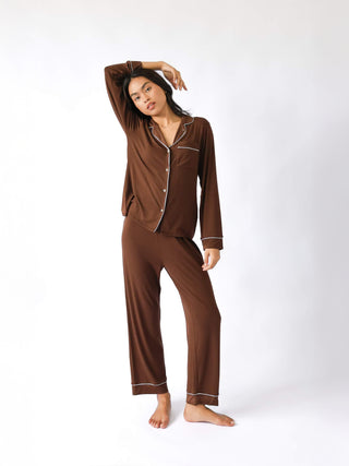 Je Dors Long Sleeve Pyjamas Top - Rawbought