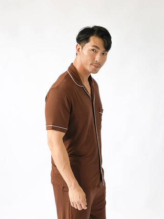 Men's Je Dors Short Sleeve Pyjamas Top - Rawbought